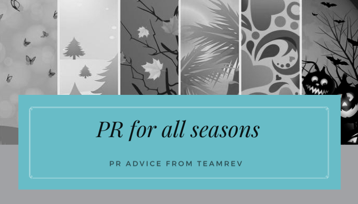 blog header with images showing seasons